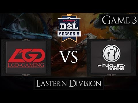 Dota 2 D2L LGD vs Invictus Gaming | Season 5