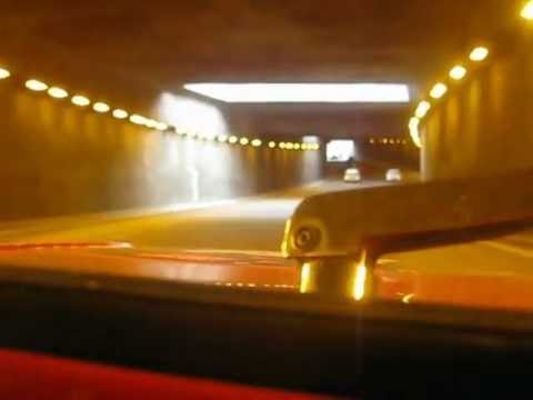 Mille Miglia 2012 Car 156 Racing through tunnel in Roma.AVI