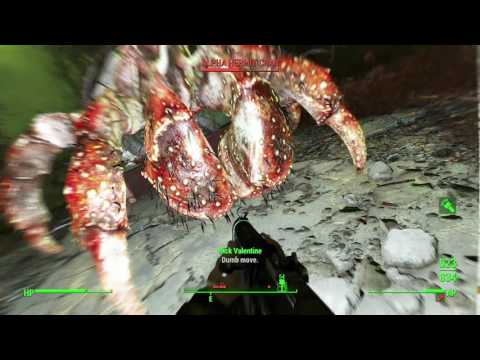 Fallout 4 DLC: Far Harbor playthrough pt18 - Mitch's Crazy Uncle/ALPHA Hermit Crab?!!?