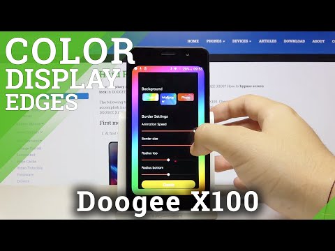 How to Set Up Lighting Edges in Doogee X100 – Colorful Display Edges