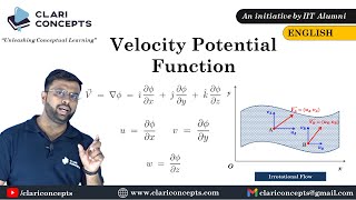 Velocity Potential Function explained with examples | Fluid Mechanics | English