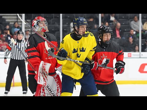 Highlights from Canada vs. Sweden in the gold medal game at the 2025 U18 Men's Worlds