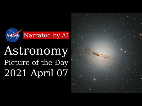 APOD: 2021-04-07 - Threads of NGC 1947 (Narrated by Salli)