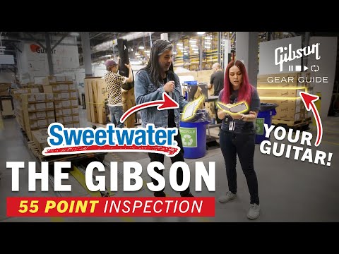 What Happens to YOUR Gibson Guitar at Sweetwater? 55 Point Inspection & Sweetwater Distribution Tour
