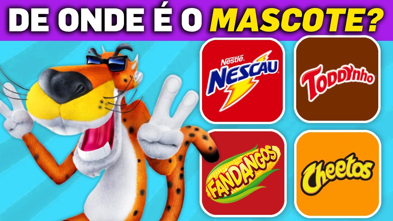 DE ONDE É O MASCOTE? APENAS 1% DAS PESSOAS ACERTAM TUDO