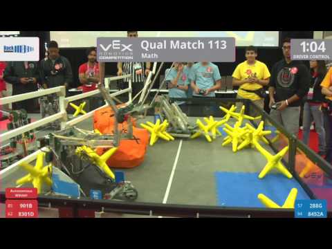 2017 VRC Math Q113 - 901B 8301D vs 288G 8452A - 52 to 7