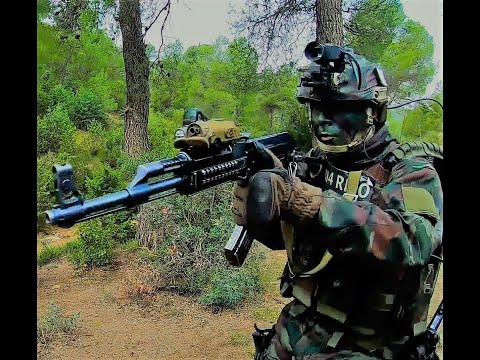 Regiment &quot;104&quot; of the Algerian Special Forces