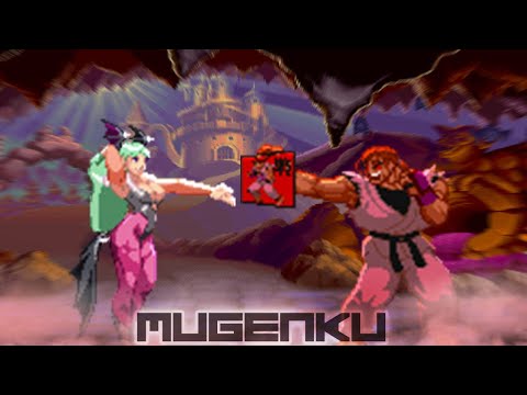 AWK Morrigan vs Evil Dan. Darkstalkers vs Street Fighter MUGEN Multiverse