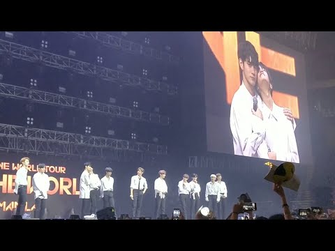 Confessing to Wannables, speaking in Filipino | WANNA ONE World Tour ONE: THE WORLD in Manila 180901