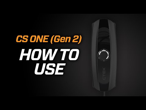 CTEK CS ONE (Gen 2) | How to use | Product tutorial