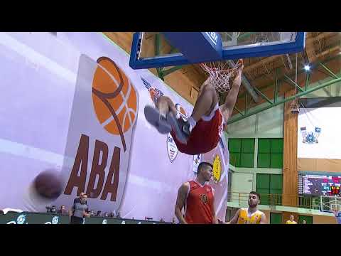 Steal & dunk by Elijah Clarance (Vrijednosnice Osijek – Lovćen 1947 (15.10.2021)