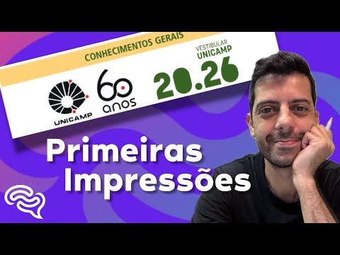 Resolvendo a UNICAMP 2026