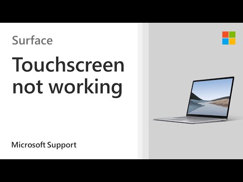 Surface touchscreen not working | Microsoft