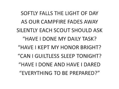 Scout Vespers video