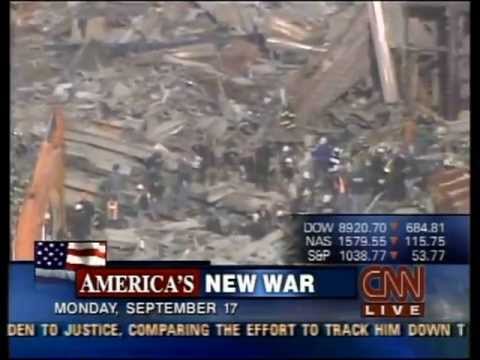 CNN 9/11 LIVE TV Coverage (9/17/01) 6:45 P.M - 7:00 P.M