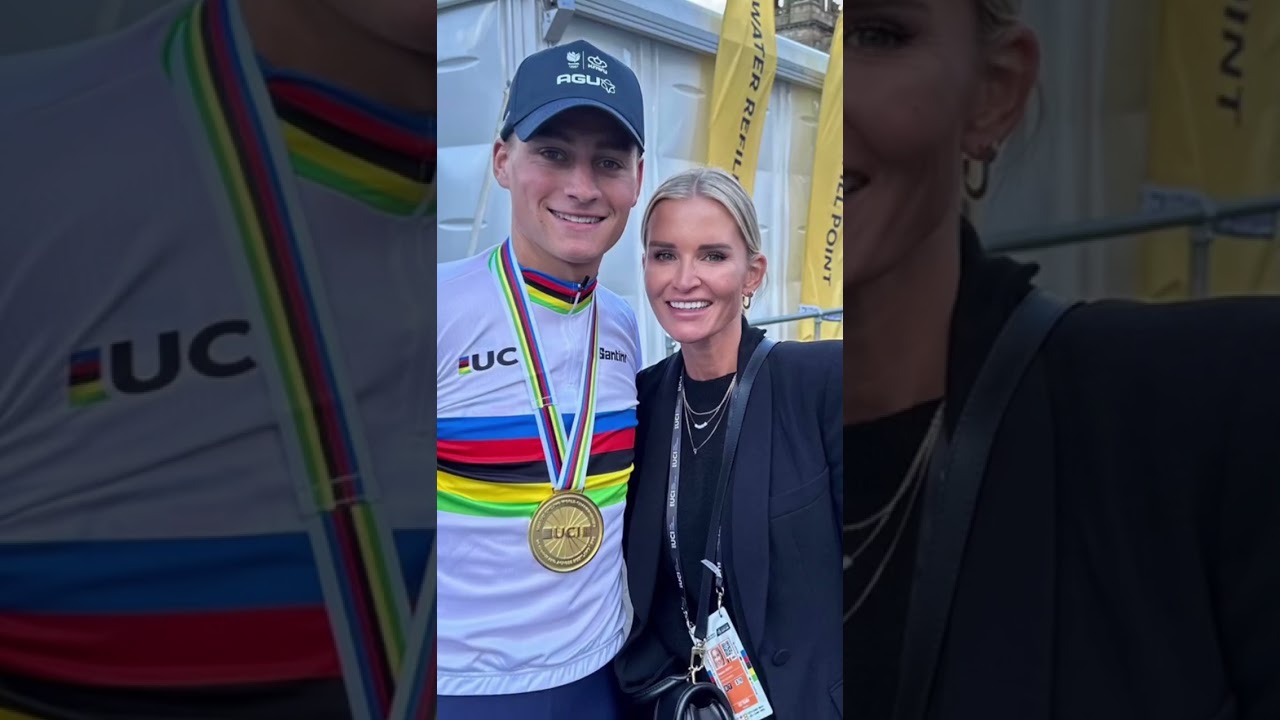 Mathieu ❤️ Roxanne#mvdp #mathieuvanderpoel #king #goat #cx #cyclocross #cycling