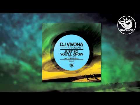 Dj Vivona feat. Rahjwanti - Just So You'll Know (Travel Mix) - SNK006