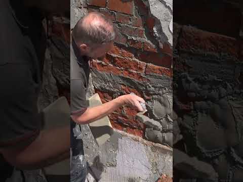 Verputzen Außenwand / Kellerabgang ▶️ Mehr INFOS in der Beschreibung