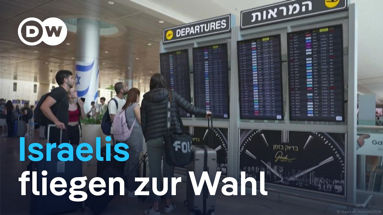Wahl in Israel: Tausende fliegen zur Stimmabgabe ein