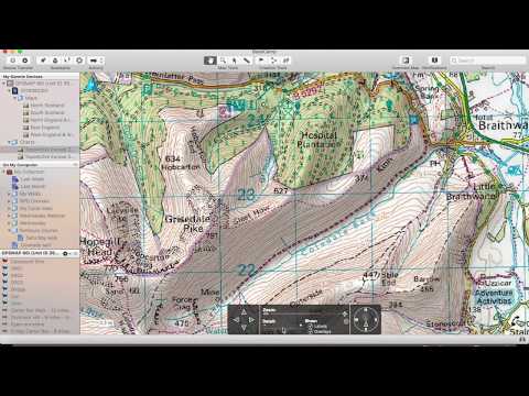 Different UK GPS map options for a Garmin GPS unit - viewing in Garmin BaseCamp