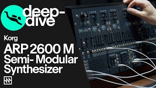 Video thumbnail for Deep Dive: Korg ARP2600 M Semi Modular Synthesizer by Noisegate