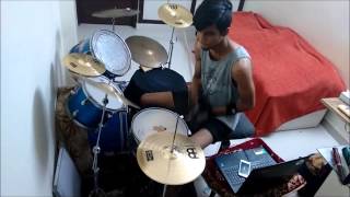 LAMB of god-terror and hubris in the house of frank pollard drum cover(live) by utkarsh pande