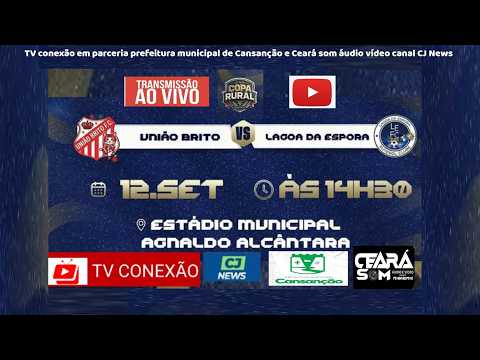 AO VIVO UNIÃO BRITO X LAGOA DA ESPORA SEMIFINAL DA COPA RURAL 2026