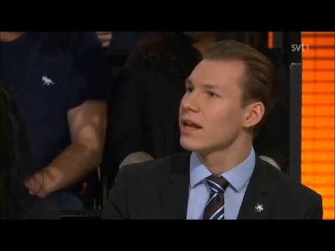 Markus Wiechel (SD) SVT-debatt om invandring 2015-01-22 Sverigedemokraterna