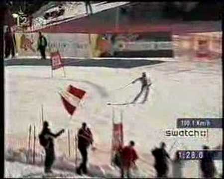 Hermann Maier - Kitzbühel Kitzbuehel 2002 downhill run