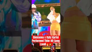 Shenseea x Vybz Kartel Performs Their Hit Song Loodi At Barclays Center🇺🇸🔥 #vybzkartel #shenseea