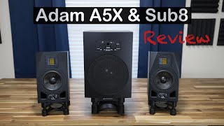 Video thumbnail for Adam A5X & Sub8 Combo Review by SuprUsr Stan