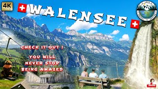 Best attractions around lake WALENSEE | Beste Ausflüge rund um den WALENSEE | Switzerland 2024