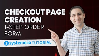 Systeme.io Checkout Page Tutorial | 1-Step Order Form Setup (Step-by-Step Guide)