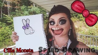 Speed Drawing & Color: Bow Bunny