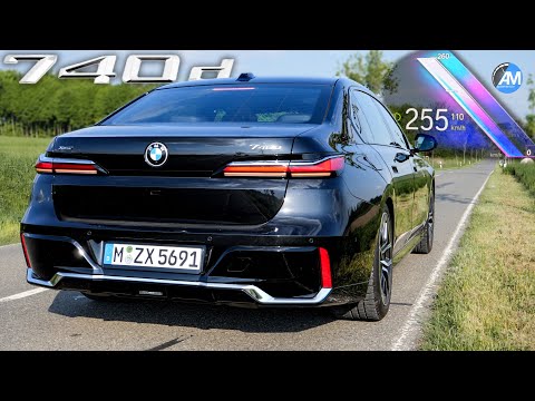 2023 BMW 740d (300hp) | 0-100 & 100-200 km/h acceleration🏁 | by Automann in 4K