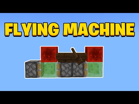 How to make A Flying Machine in Minecraft 1.20