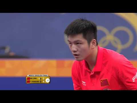 2016 Qatar Open MS Final   Ma Long vs Fan Zhendong 全體競技 백핸드 기술
