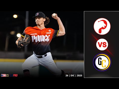 🔥 EN VIVO 🔴 Leones de Ponce vs Gigantes de Carolina | LBPRC 2025 -26 ⚾ | 26 de diciembre