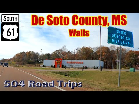 Road Trip #788 - US-61 S - Mississippi Mile 322-298 - De Soto County - Walls - Tunica County Resorts
