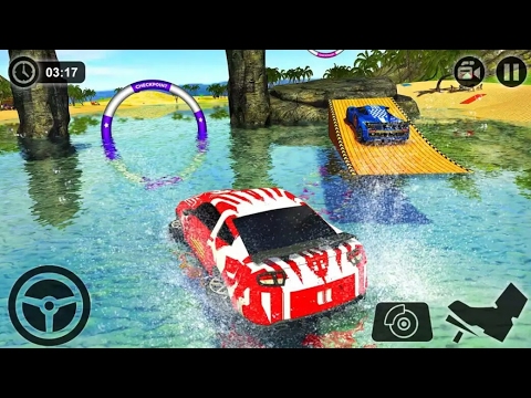 Floating Water Car Driving - Android Gameplay FHD