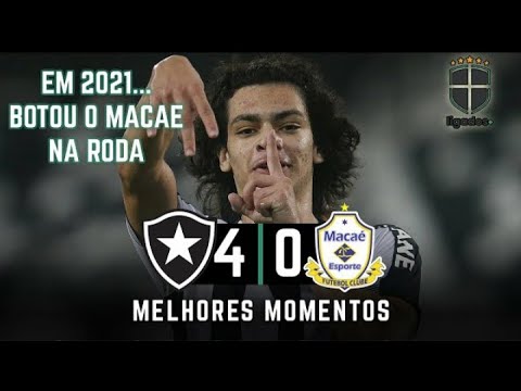 Botafogo 4 x 0 Macaé   Melhores Momentos   Carioca 25 04 2021720P 60FPS