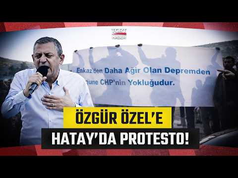 Özgür Özel’e Hatay’da Protesto Şoku! “CHP Depremden Bu Yana Yoktu” - TGRT Haber