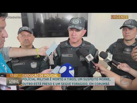 Policial Militar executado durante perseguição é velado nesta tarde, em Corumbá