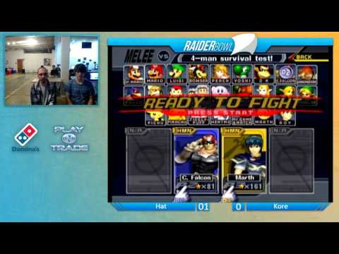 Raider Bowl V Melee Singles - Hat (Falcon/Sheik) vs Kore (Marth) - Winner's Quarters