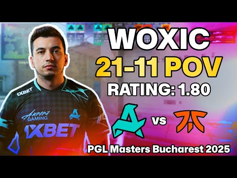☢️ WOXIC POV: DUST2 AWP MASTERCLASS vs fnatic! | PGL Masters Bucharest 2025