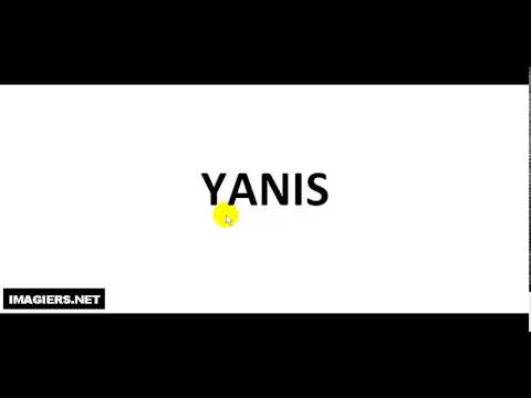 How To Pronounce French First Name # YANIS