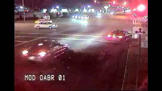 Red light violator at Briggsmore Avenue and Oakdale Road