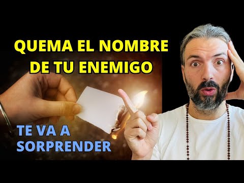 JUST WRITE YOUR ENEMY'S NAME ON A PIECE OF PAPER AND SEE WHAT HAPPENS: you'll be surprised