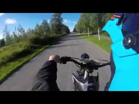 70cc derbi keulaa / 70cc derbi wheelie