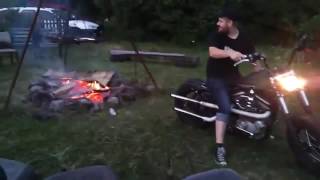 How To Light a Fire With a Harley 1
